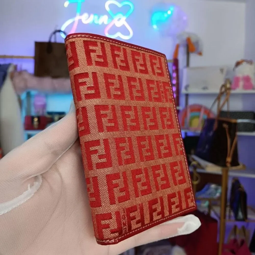 Fendi red beige